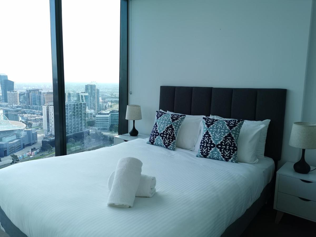 מלבורן Hudson Sea View Apartments Southern Cross Station Cbd מראה חיצוני תמונה
