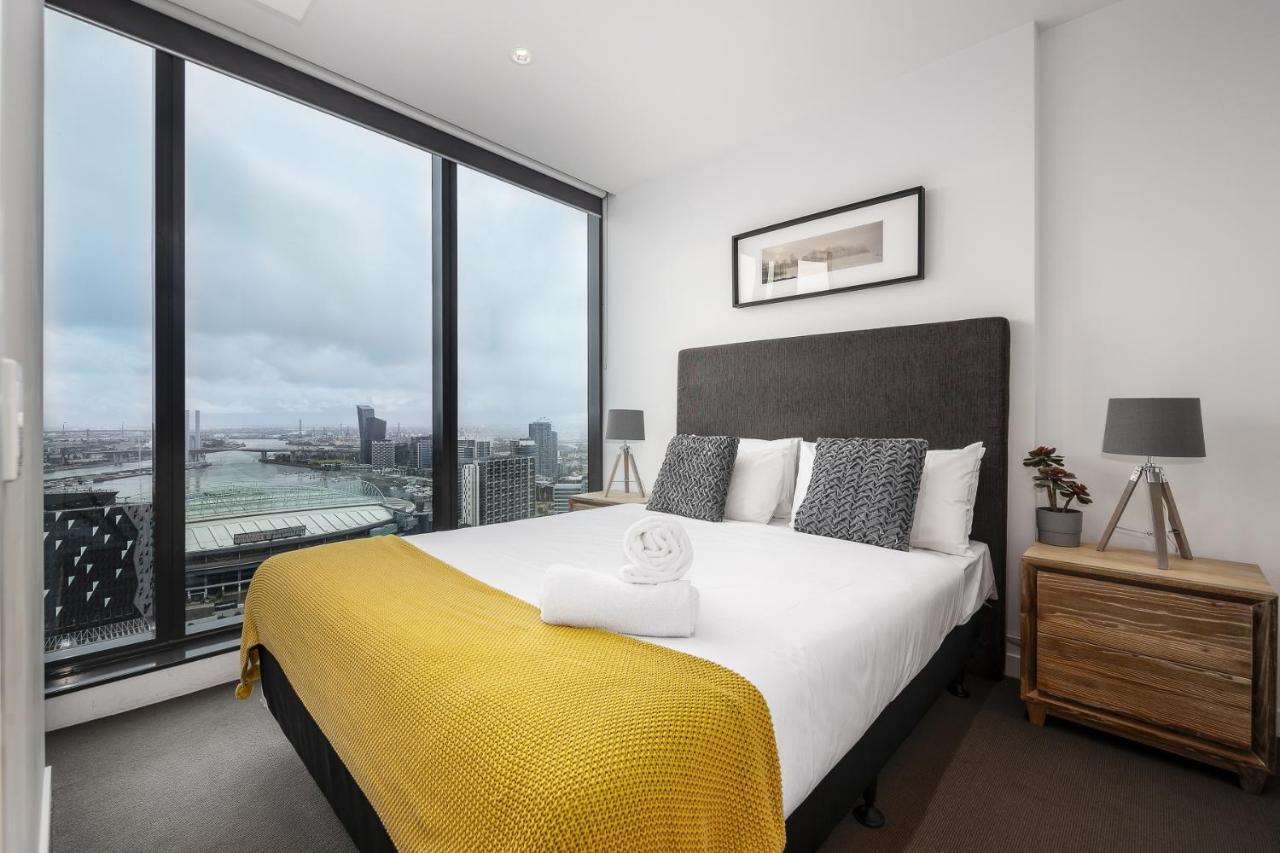 מלבורן Hudson Sea View Apartments Southern Cross Station Cbd מראה חיצוני תמונה