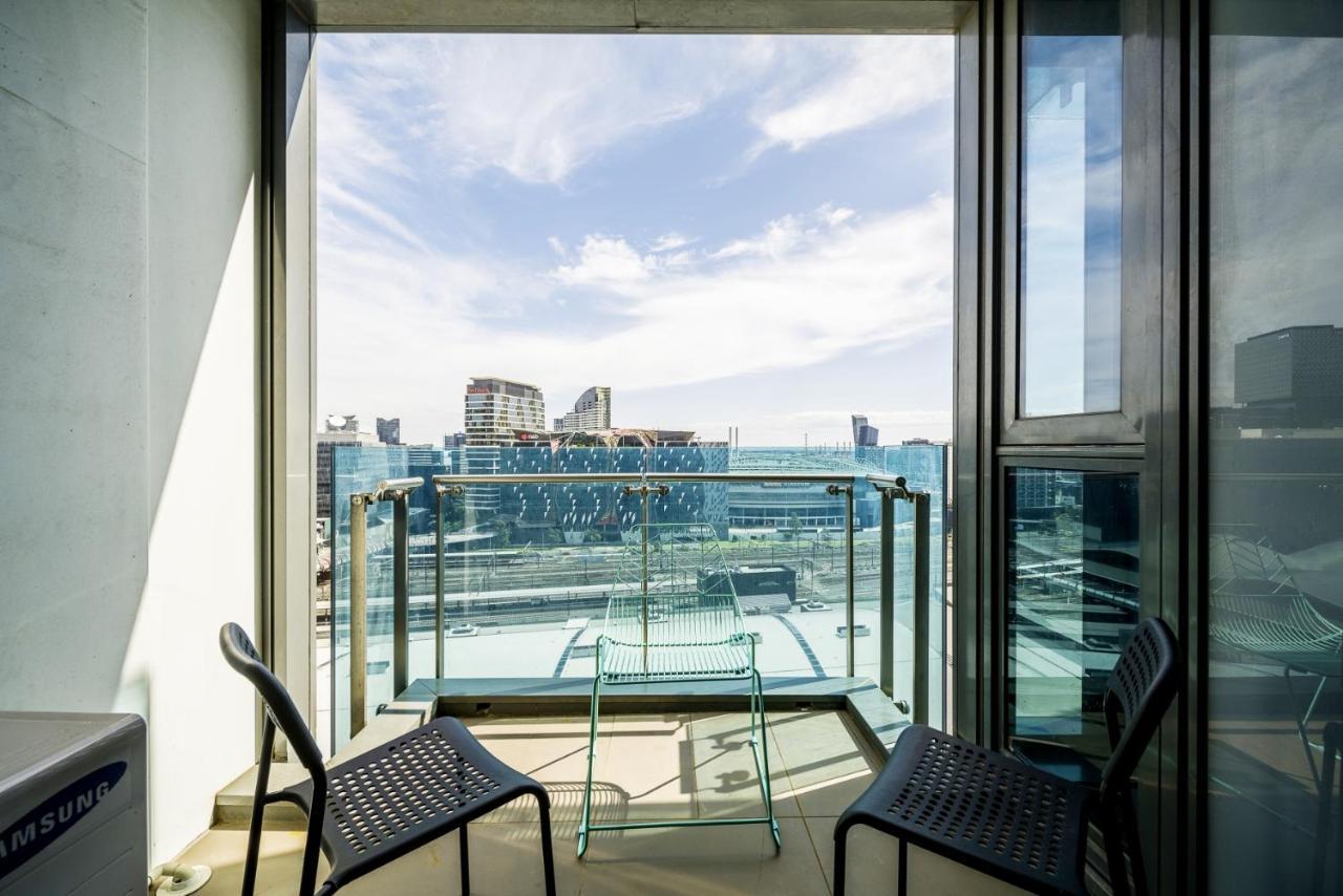 מלבורן Hudson Sea View Apartments Southern Cross Station Cbd מראה חיצוני תמונה