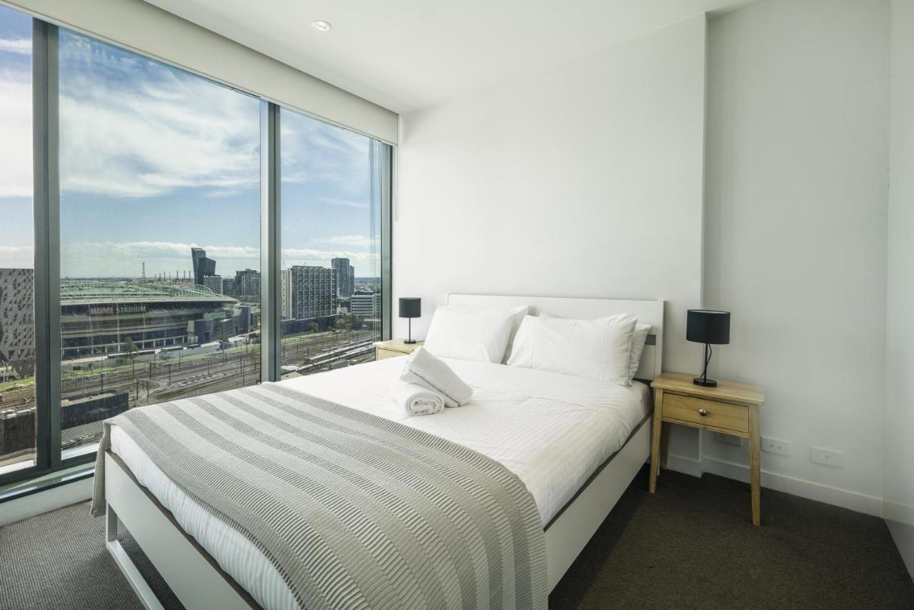מלבורן Hudson Sea View Apartments Southern Cross Station Cbd מראה חיצוני תמונה