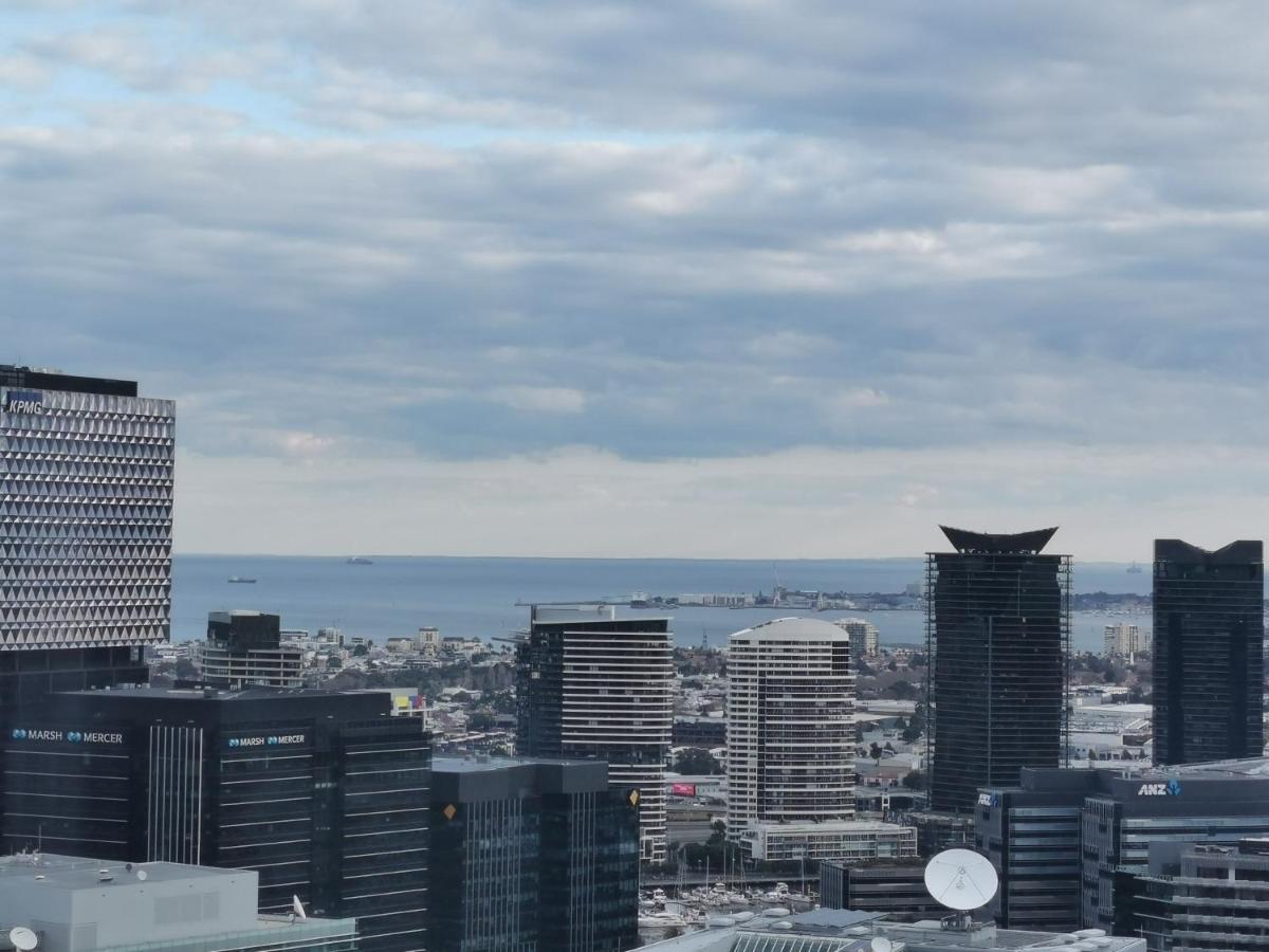 מלבורן Hudson Sea View Apartments Southern Cross Station Cbd מראה חיצוני תמונה