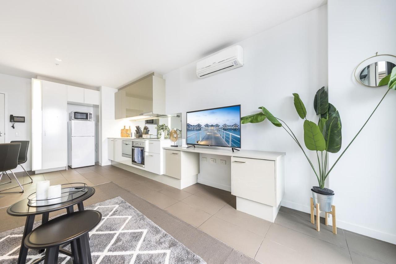 מלבורן Hudson Sea View Apartments Southern Cross Station Cbd מראה חיצוני תמונה